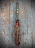 Hand Painted Yule Besom