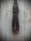 Hand Painted Mistletoe Besom