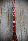 Hand Painted Yule Besom