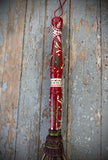 Hand Painted Yule Besom