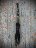 Hand Painted Mistletoe Besom