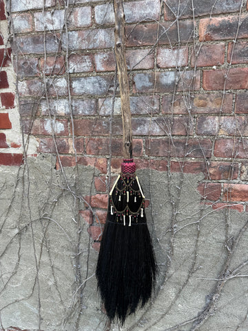 Lay Me Down Amongst Your Bones - Beaded Hearth Sweep
