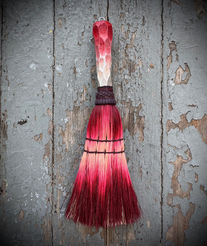 Peppermint Dream- Hand Painted Altar Broom