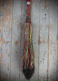 Hand Painted Yule Besom