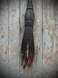 Hand Painted Mistletoe Besom